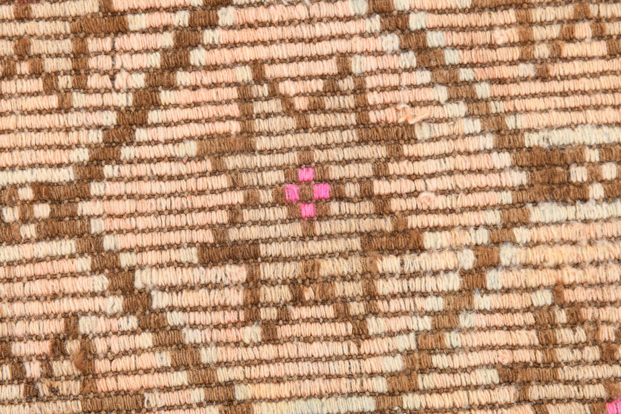5x10 Peach & Brown Persian Kilim Rug, 166x300Cm