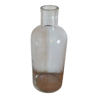 Old glass pharmacy bottle or bottle