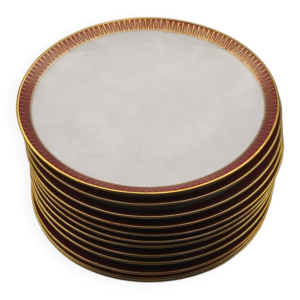 Lot d'assiettes à dessert - bavaria