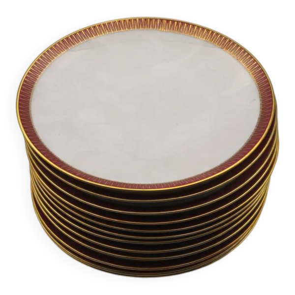 Lot d'assiettes à dessert – Winterling Bavaria (19,5 cm)