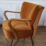 Chair vintage 50/60s beige pink