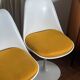 Tulip Knoll Table Saarinen + 4 chairs – Vintage design – Calacatta marble