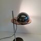 Lampe de table Space Age, en aluminium, métal et plexi plastique