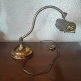 Brass articulated piano or desk lamp