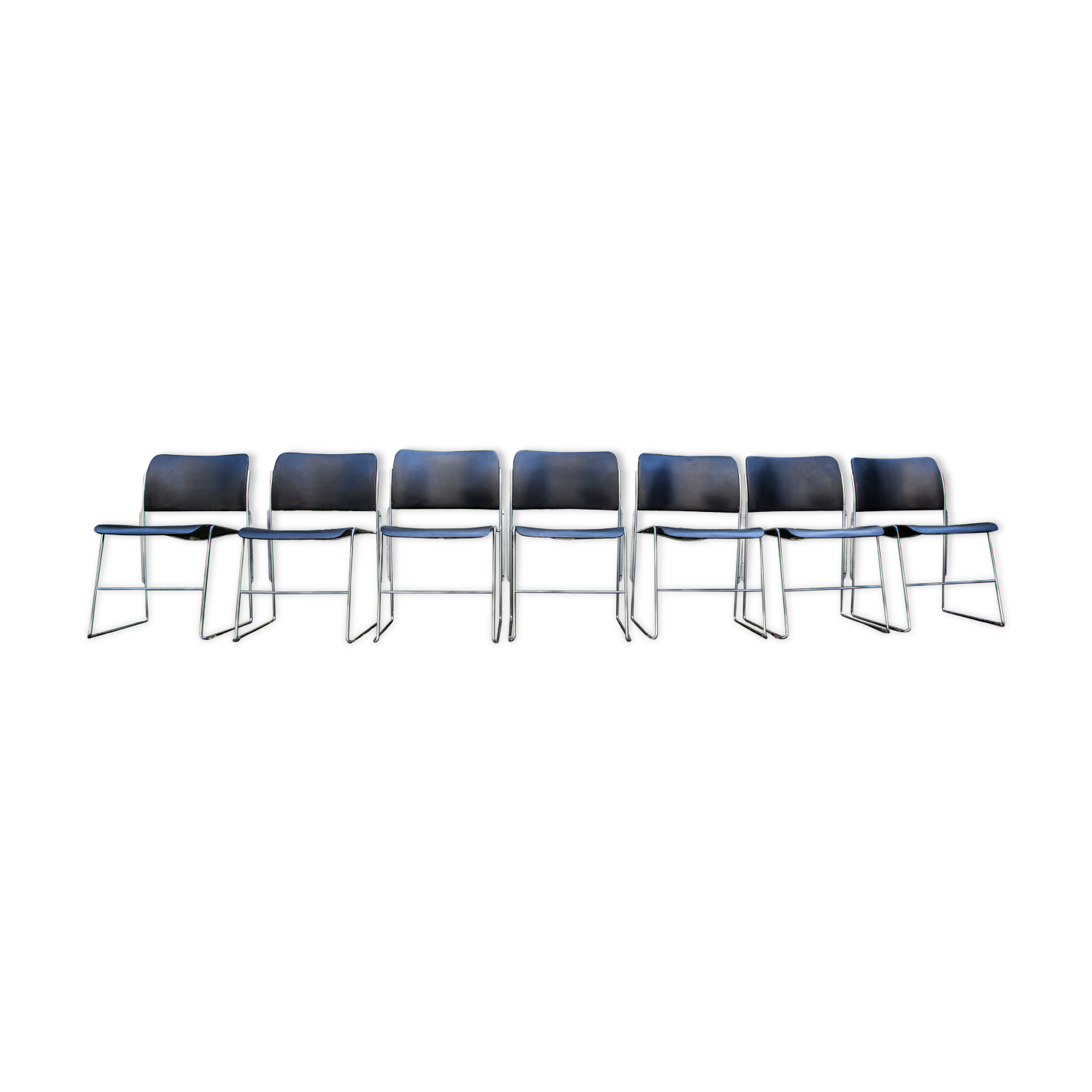 Chaises Noires 40/4 David Rowland