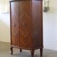 Vintage Danish Oak Closet Linen Wardrobe 1940s Cabinet