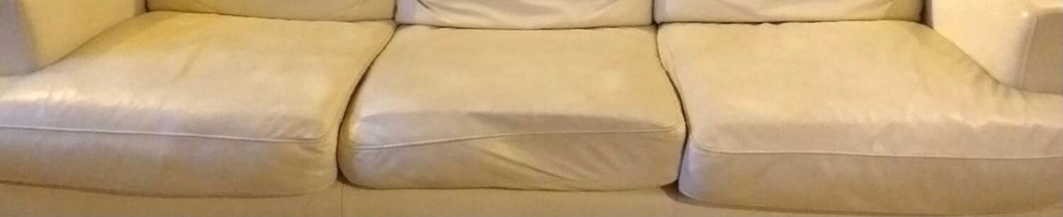 Roche Bobois 3-seater leather sofa