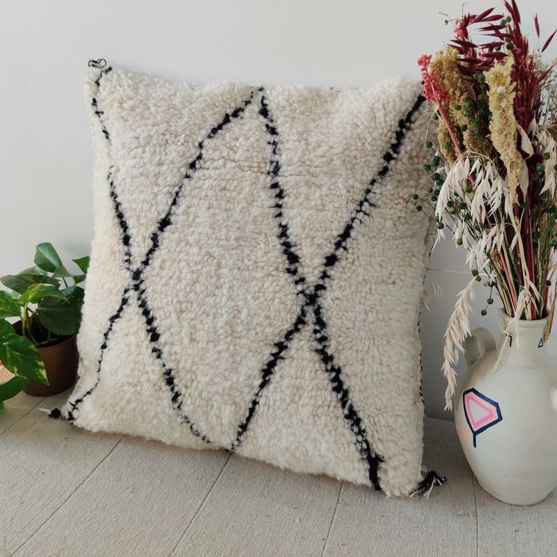 Berber cushion Beni Ouarain wool