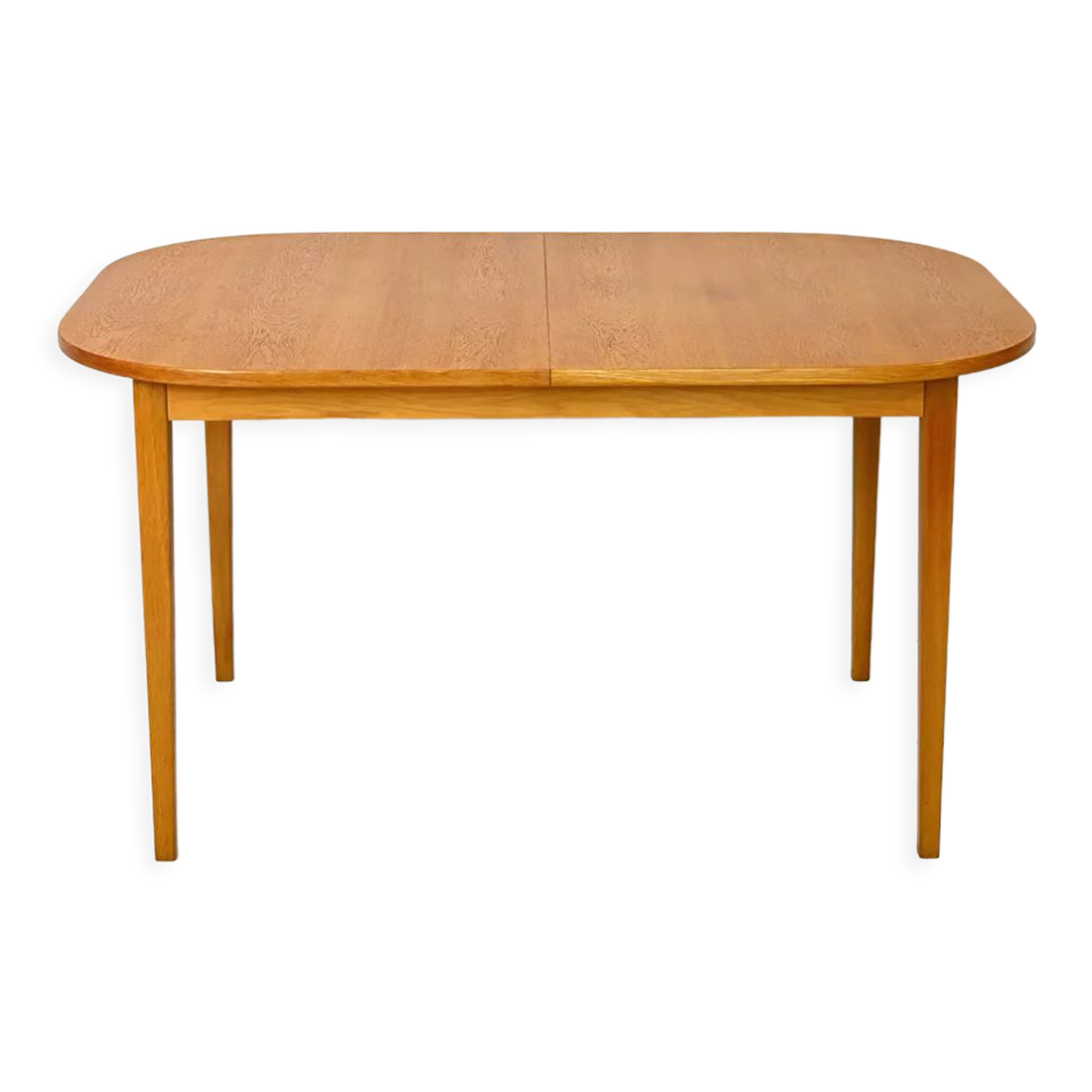Scandinavian vintage oak extending table