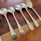 Christofle - Set of 7 table spoons model America, Design Luc Lanel