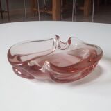 Csa ashtray in blown glass 70s