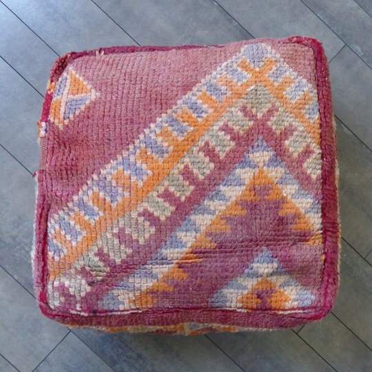 Moroccan berber pouf boujaad