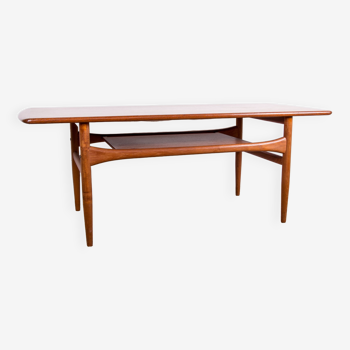 Table basse en teck par Robert Christensen pour Arrebo Mobler 1960