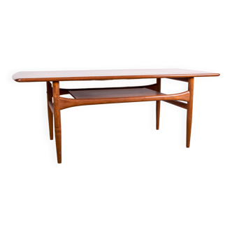 Table basse en teck par Robert Christensen pour Arrebo Mobler 1960