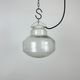 Vintage white porcelain pendant light, 1970s