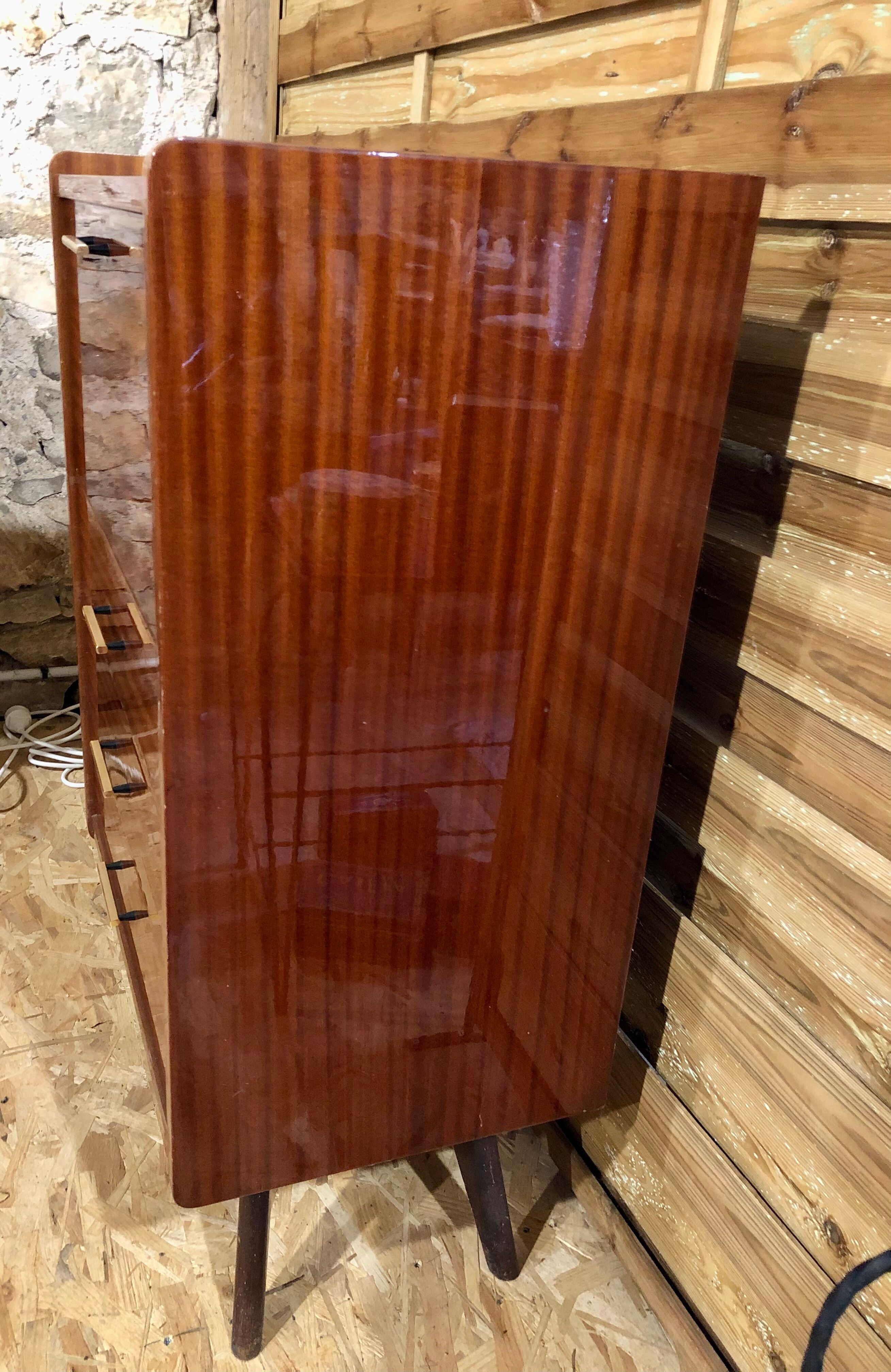 Varnished dressing table
