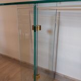 Tempered glass console