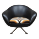 Midcentury swivel lounge chair vintage draaifauteuil 1970 'Graphic print'
