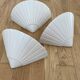 Lot de 3 appliques coquillages