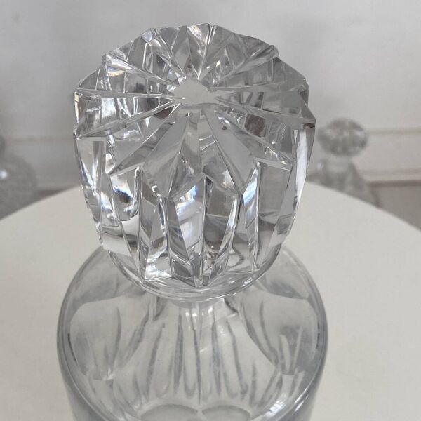 Carafe en cristal vintage