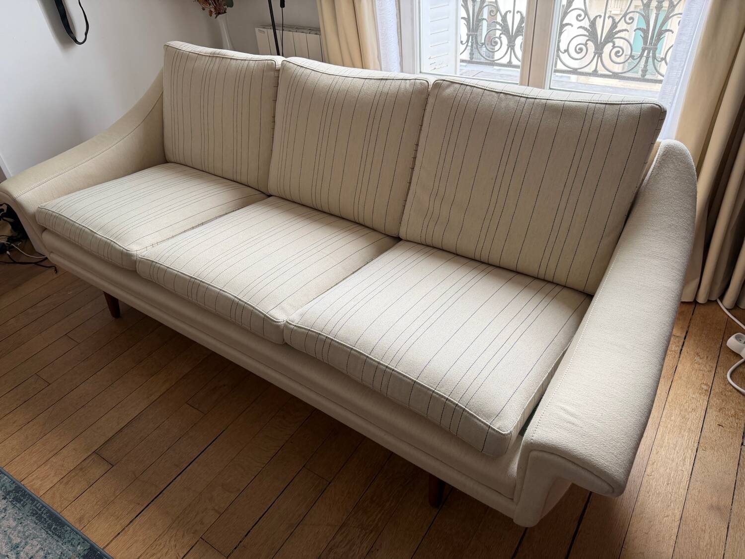 Vintage Danish teak sofa and armchair – 1960s