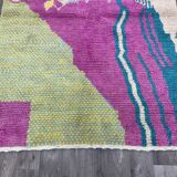 Traditional Moroccan rug, natural wool, 3 x 2 m.