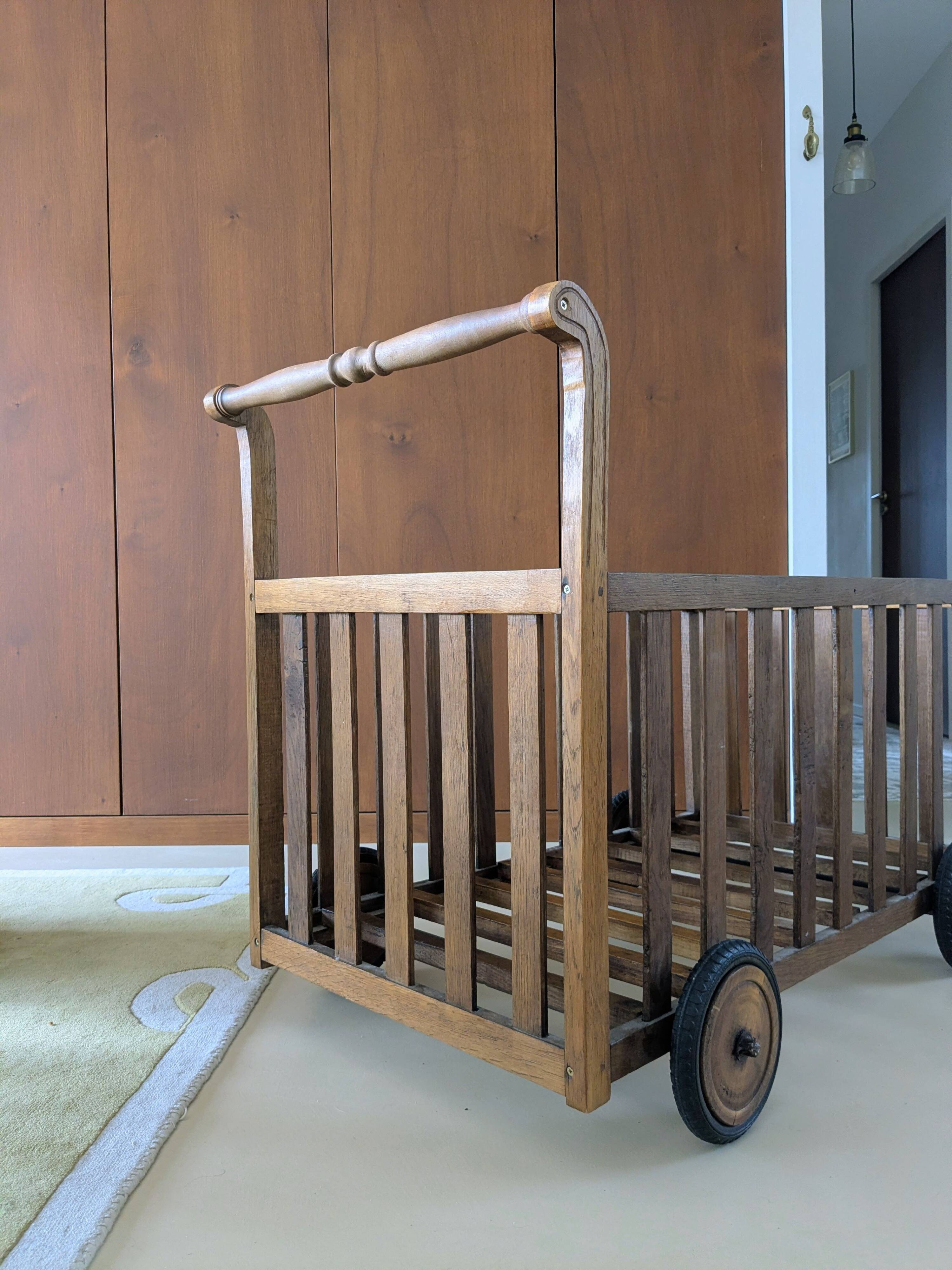 Vintage baby caravan bed