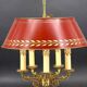 Bronze Bouillotte Lamp in Solid Empire Style Five Lights * Lucien Ga
