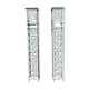 Pair of garden portico columns in wrought iron XX century