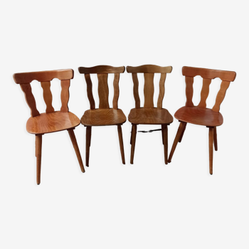 Lot de 4 chaises bistrot