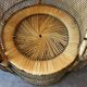 Vintage Emmanuelle de Kok armchair in wicker and bamboo 1970
