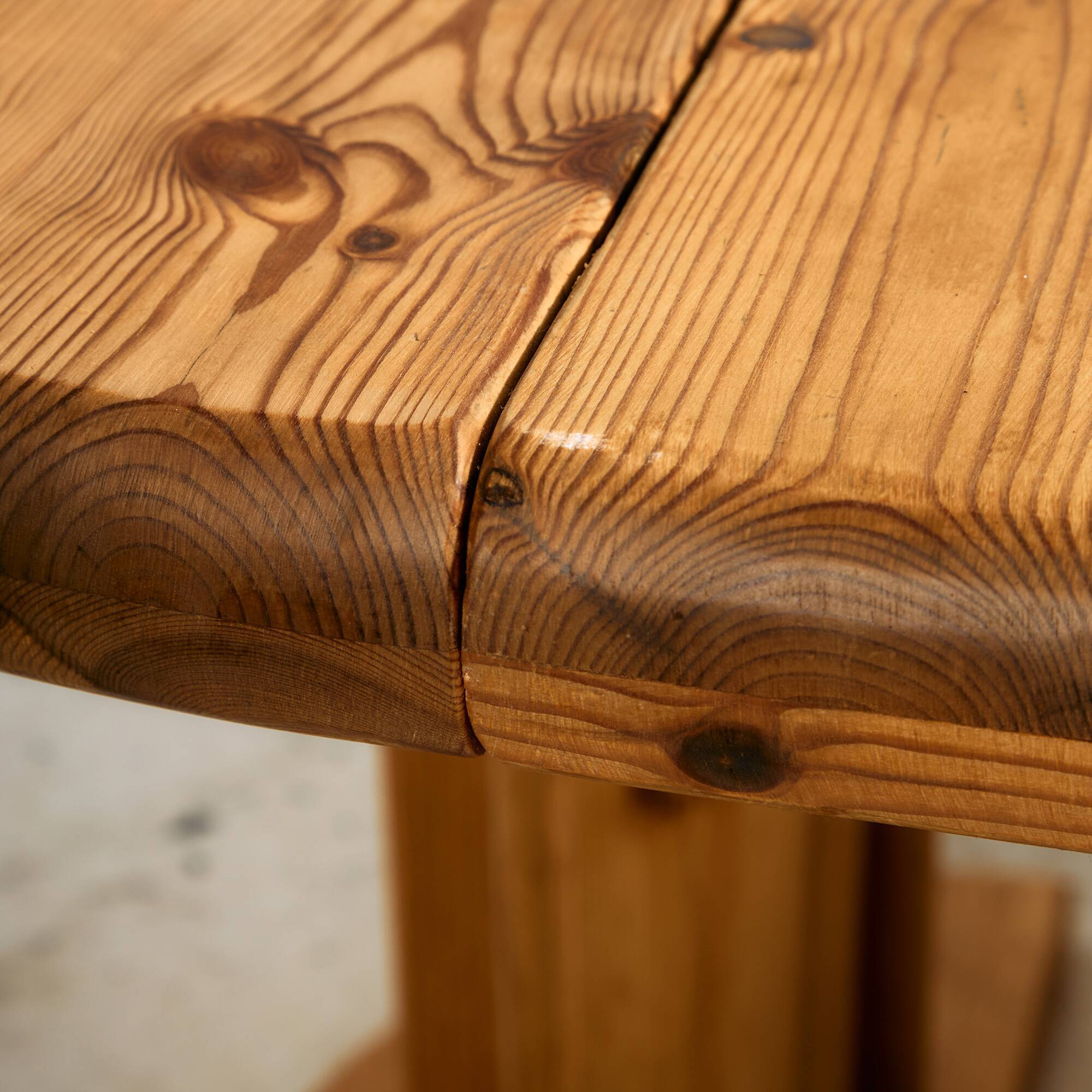 Pine dining set by Rainer Daumiller for Hirtshals Savvaerk, Set of 7
