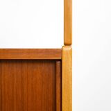 Vintage bookcase with sliding doors
