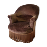 Chocolate toad armchair