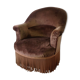Chocolate toad armchair