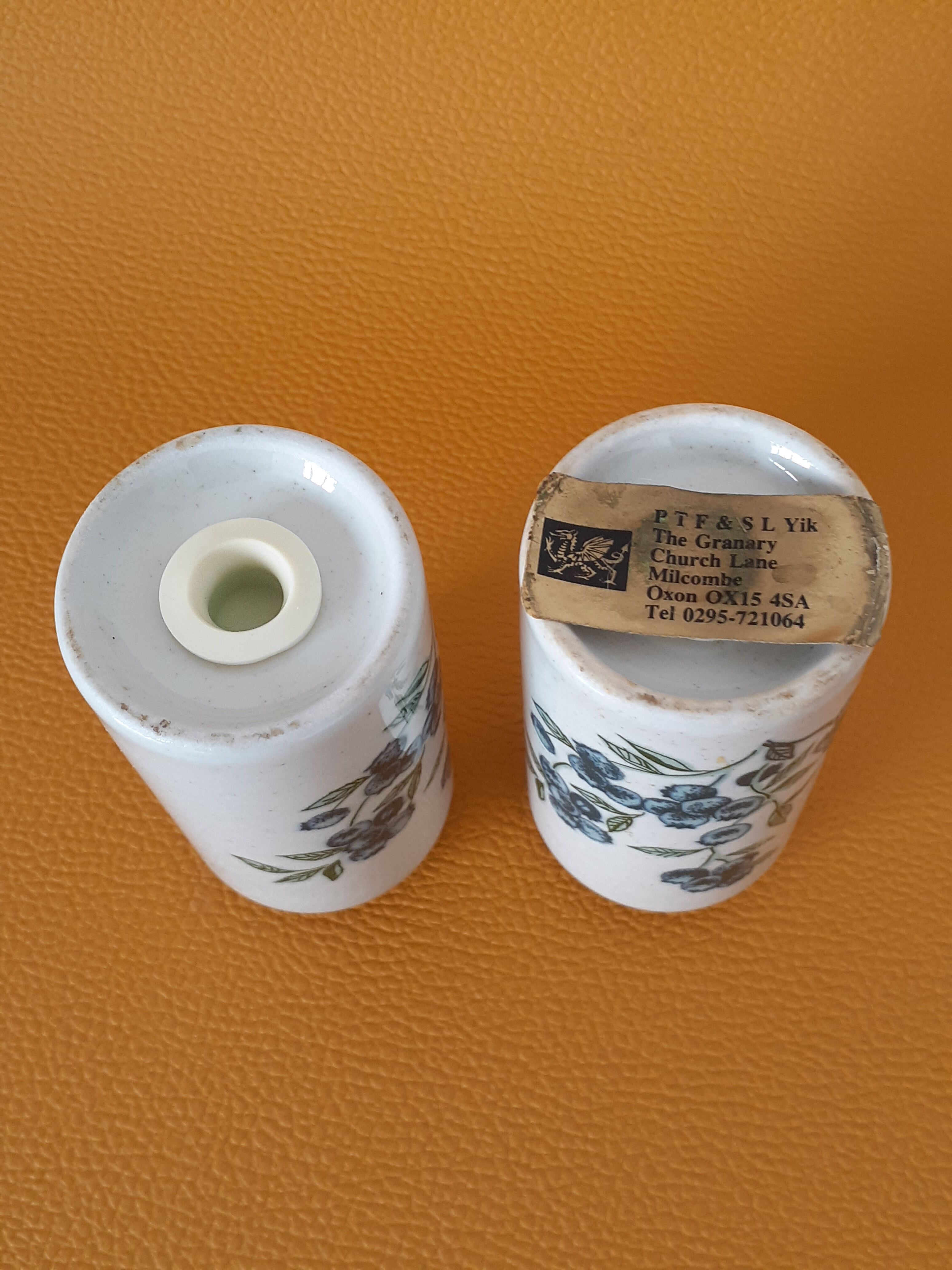 Porcelain salt and pepper shaker