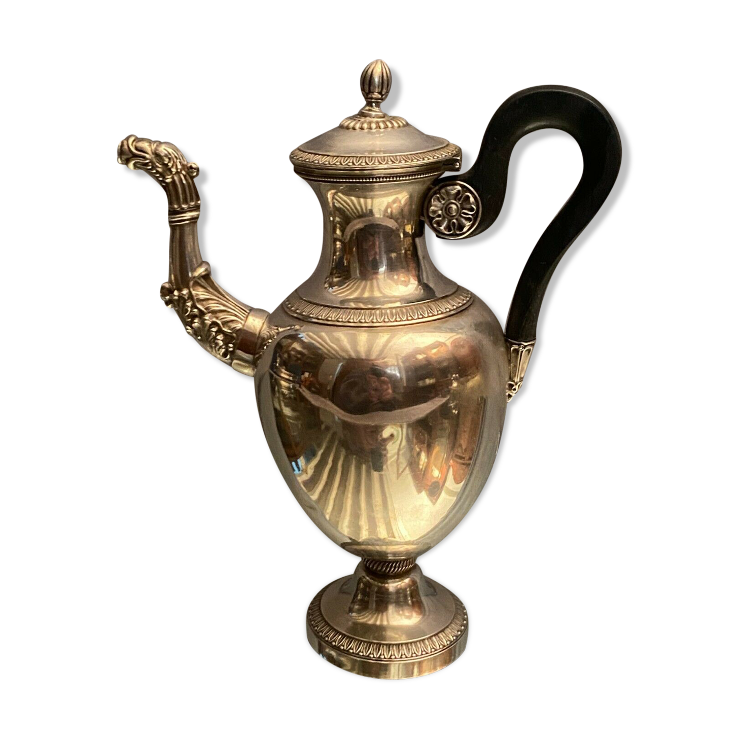 Solid silver coffee maker Old Early Nineteenth Empire Style