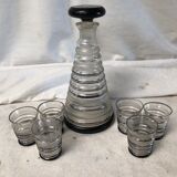 Vintage bohemian crystal carafe