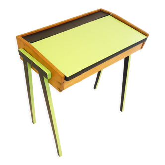Wooden school desk