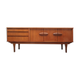 1960s british teak sideboard with bar cabinet