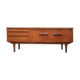 1960s british teak sideboard with bar cabinet