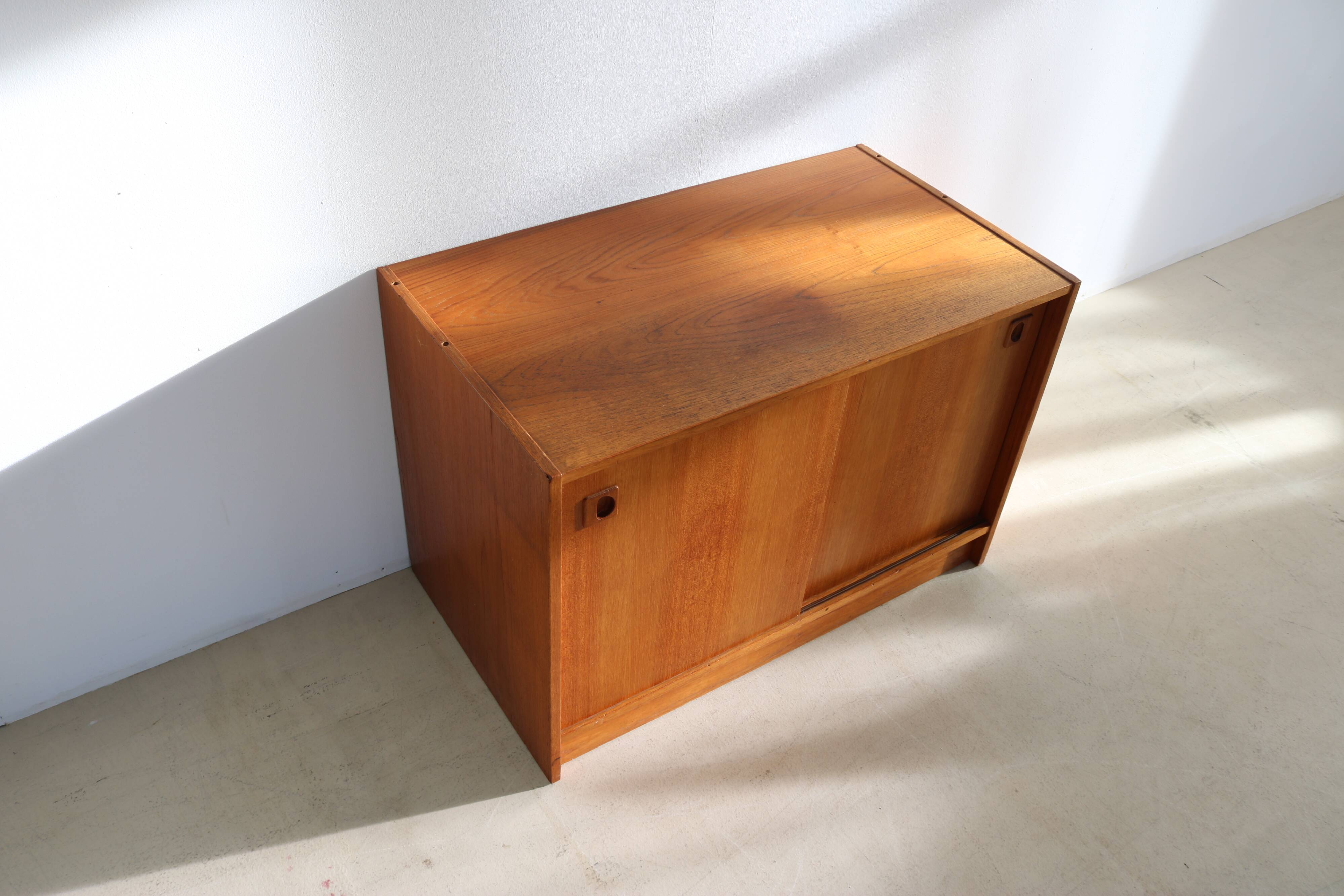 Vintage set of 2 teak cabinets