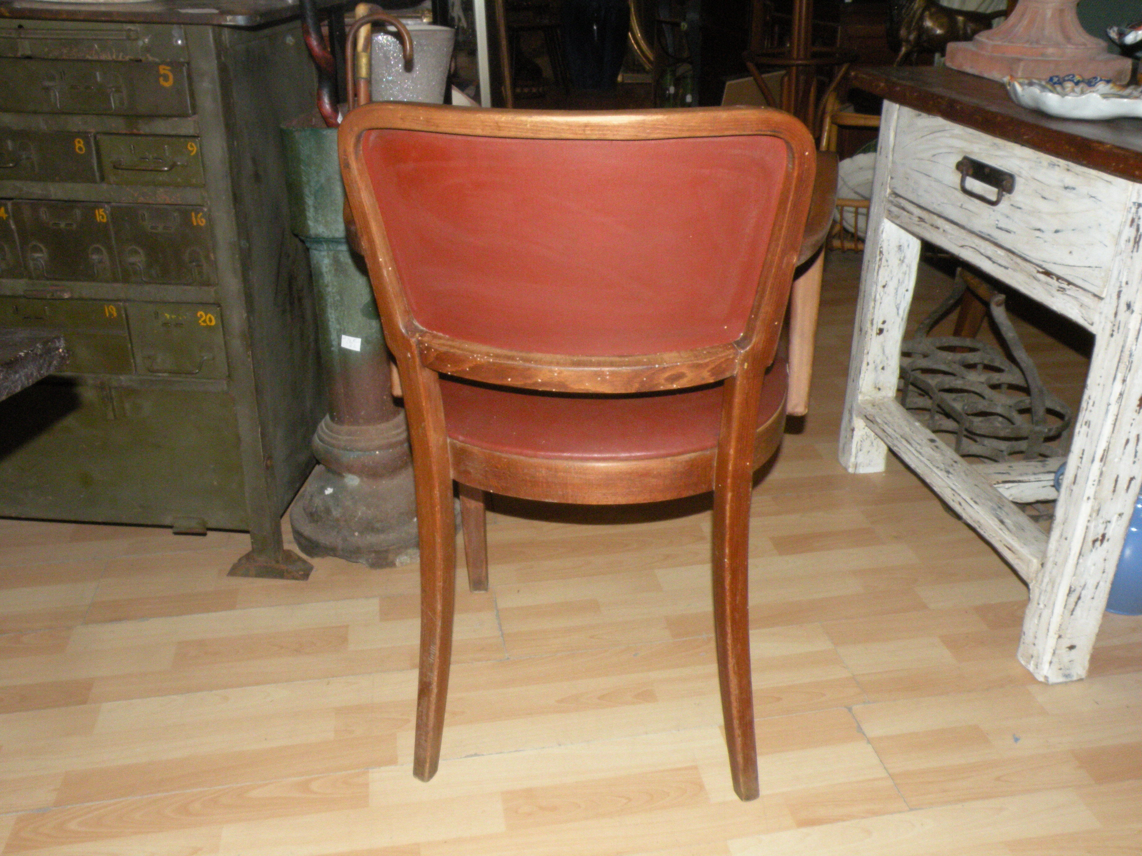 Fauteuil Thonet, bois courbé 1940, 1950