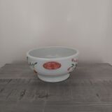 Flared bowl with CNP porcelain handles signed M.C.B. Noël 1980