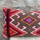 Housse de coussin marocaine vintage berbère en laine