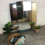 Vintage triptych mirror  100x115cm