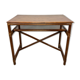Modern mid-century bamboo desk by Gervasoni