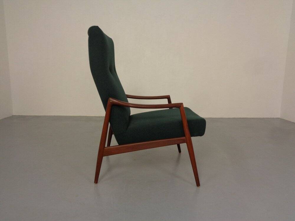 Organic Teak Armchair by Hartmut Lohmeyer for Wilkhahn, 1960s