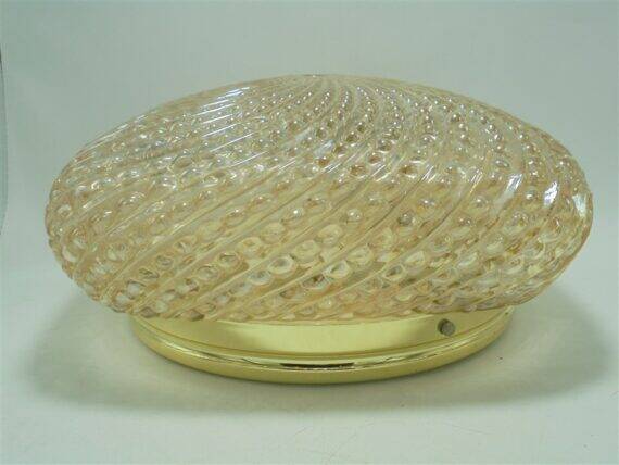 Gold glass ceiling light
