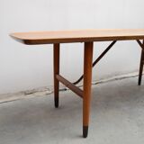 Vintage Danish Sofa Table Mid century modern 60s